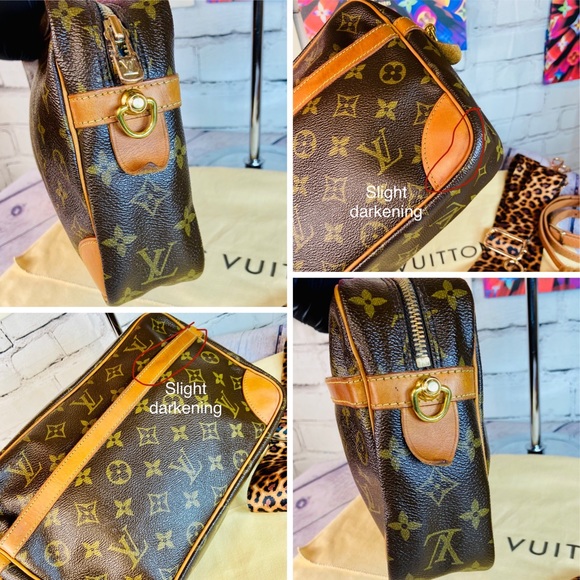 Louis Vuitton Compiegne 28 crossbody bag with straps and bag charm dust bag - Picture 8 of 16